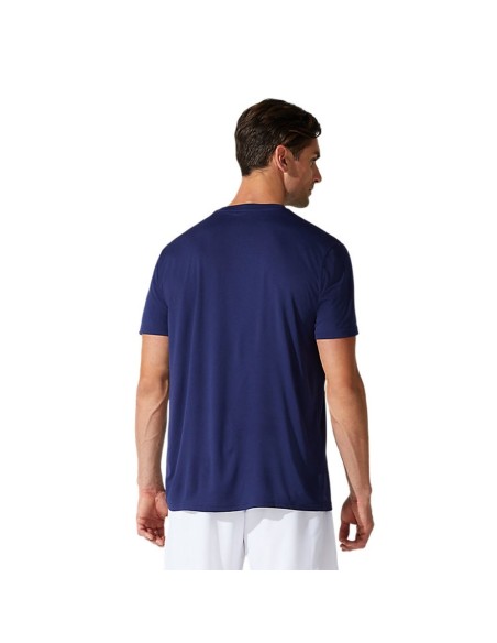 CAMISETA ASICS COURT M SPIRAL 2041A148 400 | Ofertas de pádel